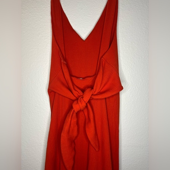 Free People Into You Maxi Dress | Size M | Boho Ruffle Hem V-Neck - Picture 7 of 9